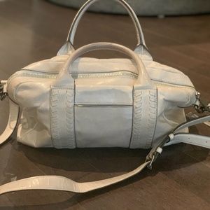 Rebecca Minkoff Light Grey Vanity Satchel